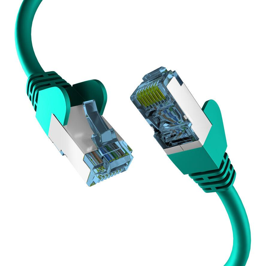 EFB RJ45 PATCHKABEL mit CAT7 ROHKABEL GRÜN 10m (EC020200199) (EC020200199)