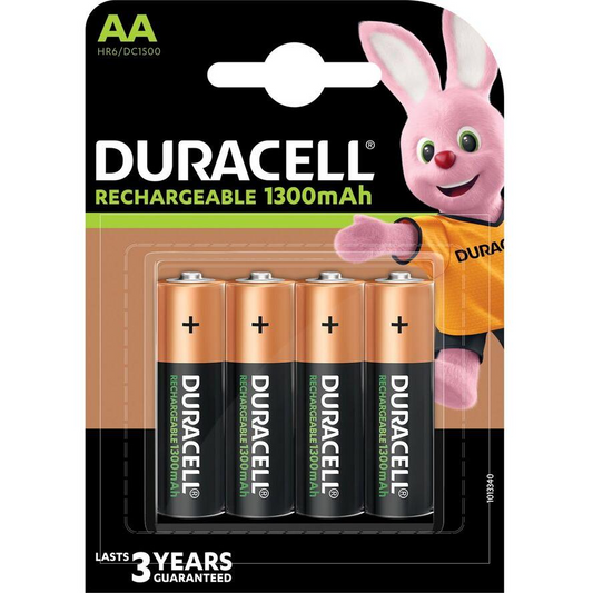 Duracell 4 LR06 1300mAh Nabíjateľná batéria Nikel-Metal Hydrid (nimh) (039247)