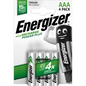 Nikel-metal-hydridová batéria (NiMH) Energizer AAA (R3) 800 mAh 4 ks (E300850300)