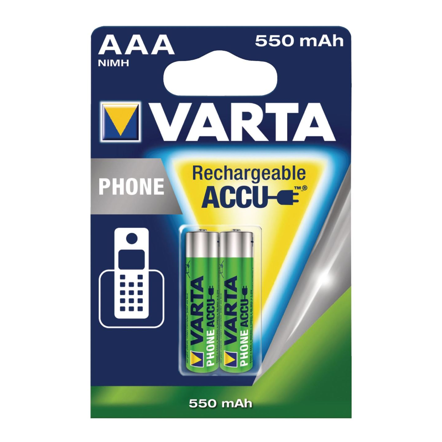Varta 58397101402 Nabíjateľná batéria AAA Nikel-Metal Hydrid (nimh) (4008496808120)