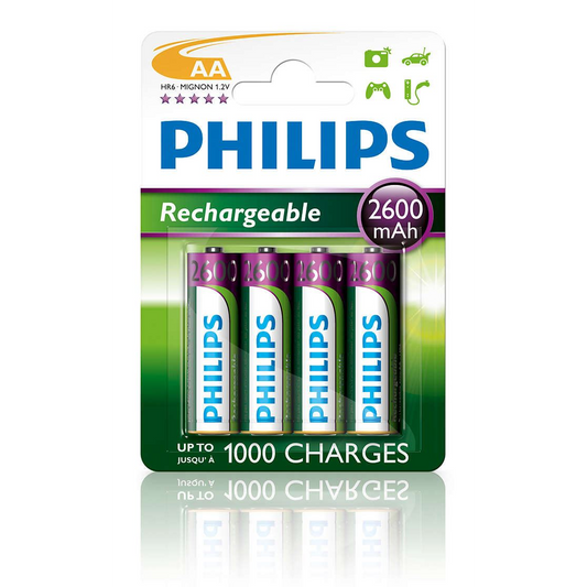 Philips Rechargeables R6B4B260/10 baterka Nabíjateľná batéria Nikel-Metal Hydrid (nimh) (R6B4B260/10)