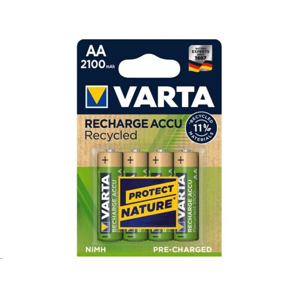 Varta Recycled AA 2100mAh Nabíjateľná batéria Nikel-Metal Hydrid (nimh) (Varta 56816101404)