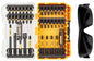 Dewalt accessories 38-piece flextorq screwdriver bit set with sunglasses | in tough case - dt70740t-qz
