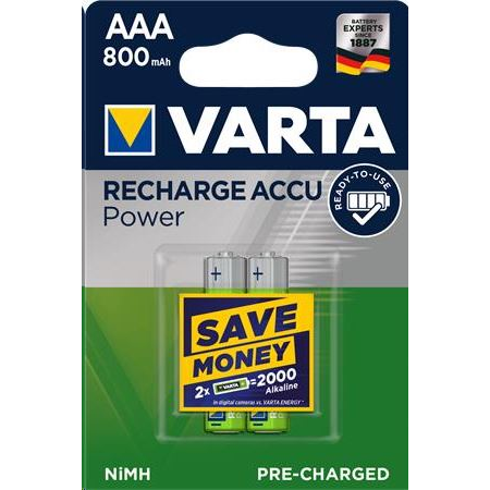 Varta 56703 Nabíjateľná batéria AAA Nikel-Metal Hydrid (nimh) (Varta 56703101402)
