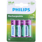 Philips Rechargeables R6B4A130/10 baterka Nabíjateľná batéria Nikel-Metal Hydrid (nimh) (R6B4A130/10)